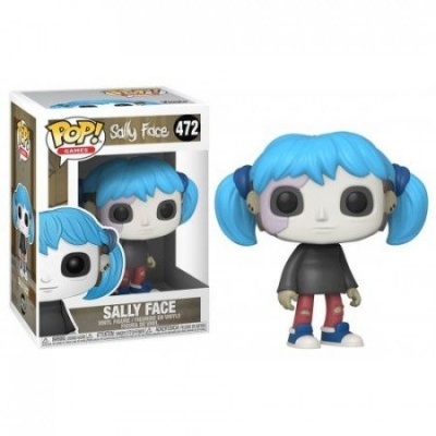 Figura Funko Pop! de Sally Face azul com caixa