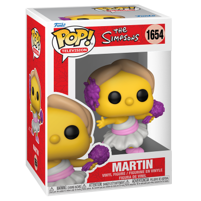 Funko Pop! The Simpsons Martin figura de vinil na caixa