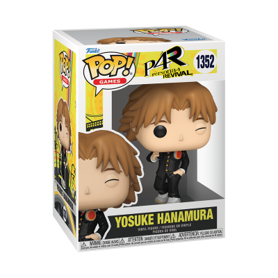 Figura Funko Pop! Yosuke Hanamura Persona 4 Revival na caixa