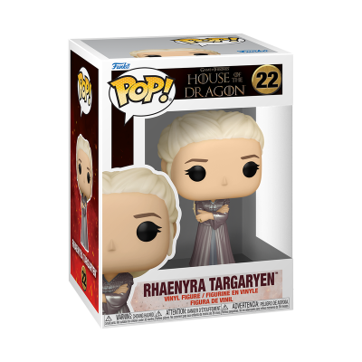 Figura Funko Pop Rhaenyra Targaryen House of the Dragon nº 22 em caixa
