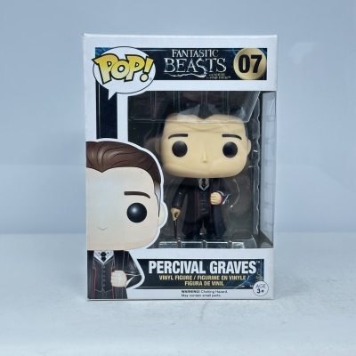 Figura de vinil Funko Pop! Percival Graves na embalagem