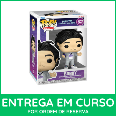 Figura Funko Pop! Bobby K-POP Demon Hunters na caixa