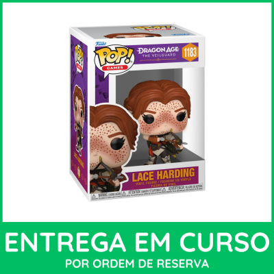 Funko Pop! figura Lace Harding Dragon Age na caixa