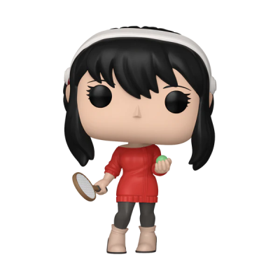 Figura Funko Pop mulher com vestido vermelho e raquete de ténis