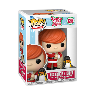 Figura Funko Pop! Kris Kringle & Topper da coleção Santa Claus is Comin' to Town