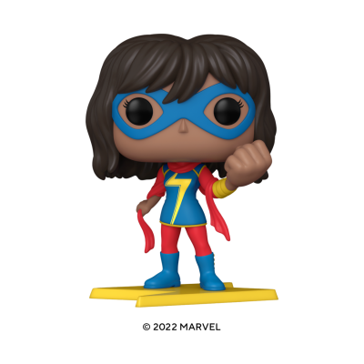 Figura Funko Pop super-heroína com máscara e capa