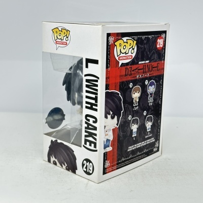 Caixa Funko Pop L (with Cake) Death Note Número 219
