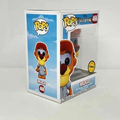Caixa de brinquedo colecionável POP! Disney TALESPIN Wildcat 466 em fundo branco