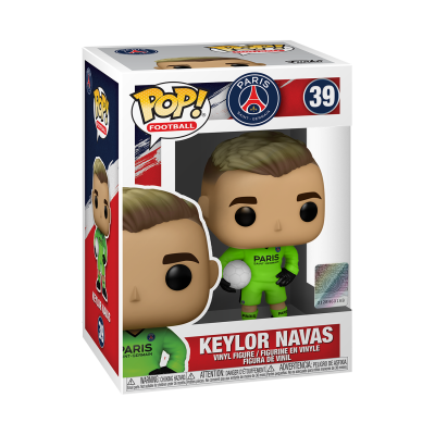 Figura colecionável Keylor Navas Paris Saint-Germain Pop! Football em embalagem