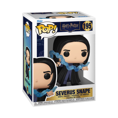 Figura de vinil Funko Pop! Severus Snape Harry Potter na embalagem
