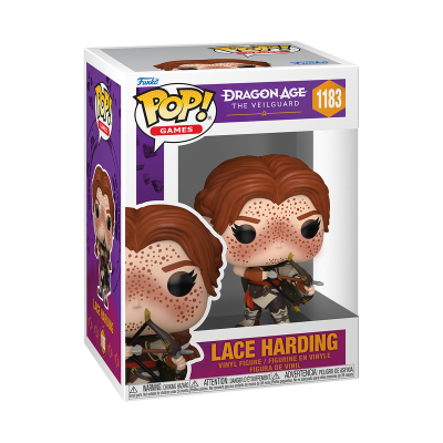 Figura Funko Pop! Games Lace Harding Dragon Age The Veilguard na caixa