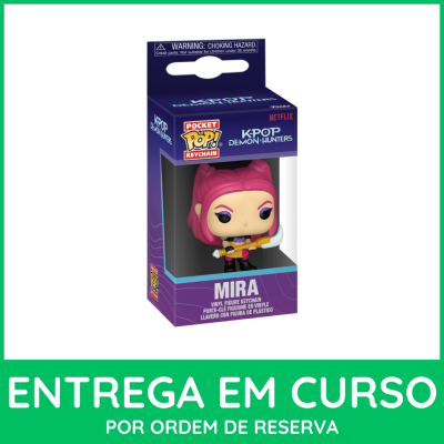 Chaveiro Pocket Pop MIRA KPOP Demon Hunters em embalagem