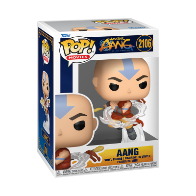 Figura POP! de vinil Aang Avatar The Last Airbender na caixa