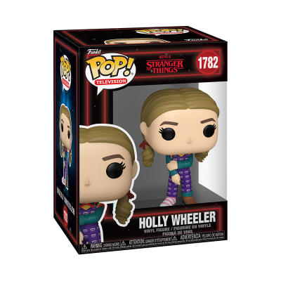 Funko Pop! da Holly Wheeler em caixa da série Stranger Things.