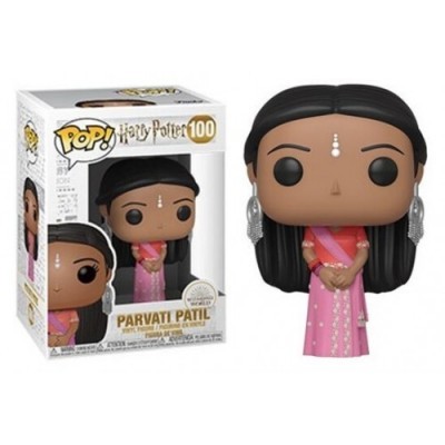 Figura Funko Pop! Parvati Patil de Harry Potter com vestido rosa e embalagem original