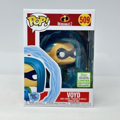 Figura de vinil Pop! Voyd Incredibles 2 caixa branca vermelha