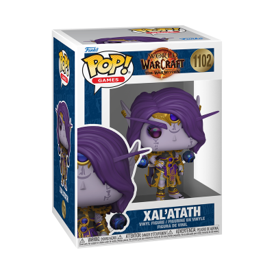 Figura de vinil Pop! Games Xal'atath de World of Warcraft na caixa