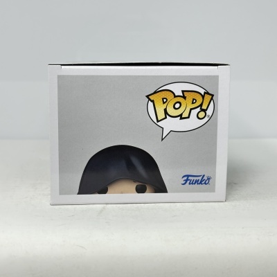 Caixa branca com figura Funko Pop e texto POP!.