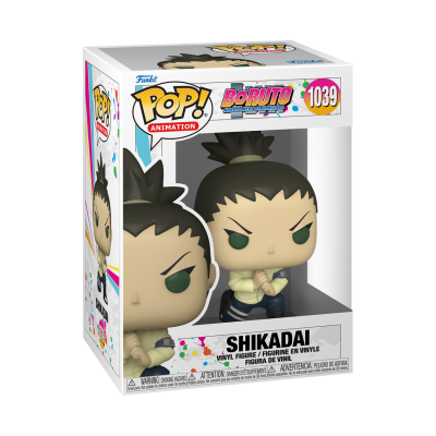 Figura de vinil Funko Pop! Animation Shikadai Boruto 1039 na caixa