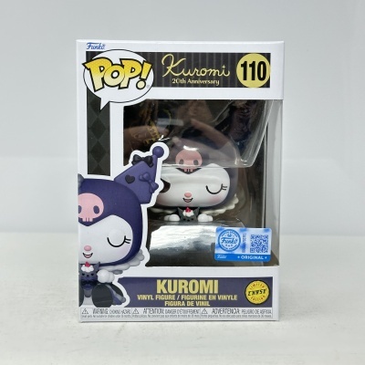 Figura de vinil Funko Pop! Kuromi 20th Anniversary número 110 na caixa