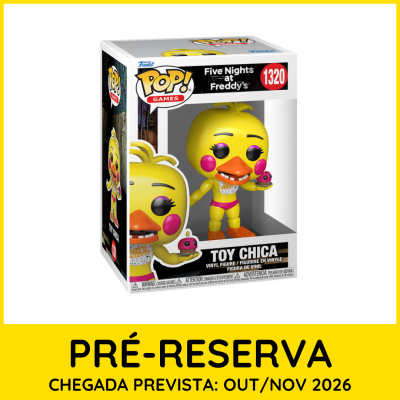 Figura vinyl Toy Chica da série Five Nights at Freddys em caixa