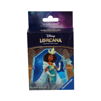 Caixa de protetores para cartas Disney Lorcana Ravensburger com 65 unidades