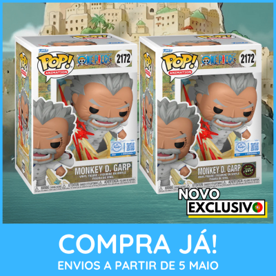 Funko POP! Monkey D. Garp de One Piece em caixa