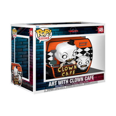 Caixa Funko Pop! Rides Art with Clown Cafe Terrifier 2