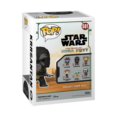 Caixa Funko Pop! de colecionador Star Wars Krrsantan número 581