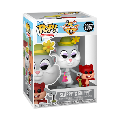 Funko Pop! vinyl Animaniacs Slappy & Skippy na caixa