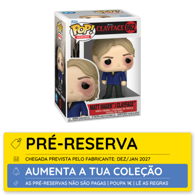 Boneco Funko Pop! Heroes Matt Hagen/Clayface na caixa