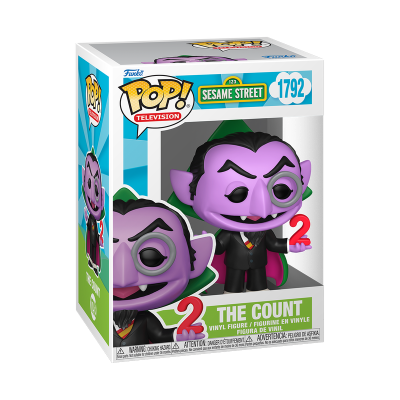 Funko POP! The Count Sesame Street figura vinyl na caixa