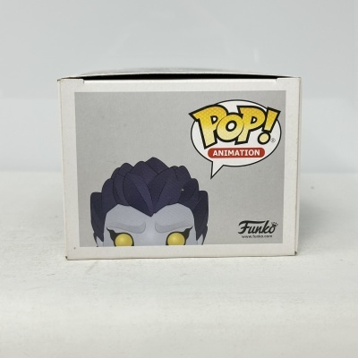 Caixa branca com figura POP! Animation e logo Funko