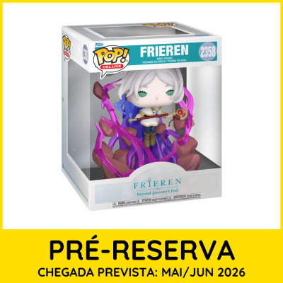 Figura Pop! Deluxe Frieren de vinil na caixa transparente e branca