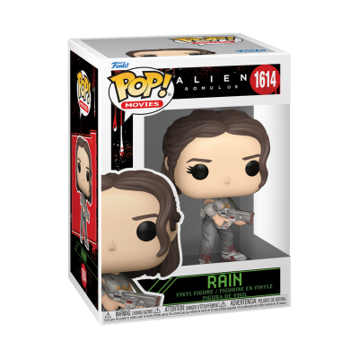 Figura Funko Pop Rain Alien Romulus na caixa