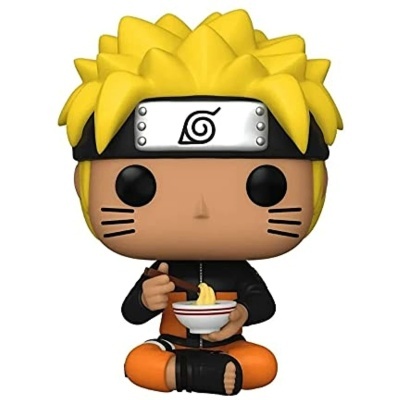 Figura Funko Pop do Naruto sentado a comer numa tigela