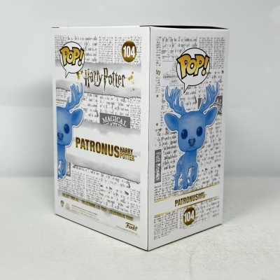 Caixa para figura POP! Harry Potter Patronus azul número 104