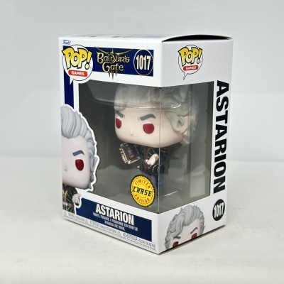 Figura Funko Pop de vinil Astarion Baldurs Gate na embalagem