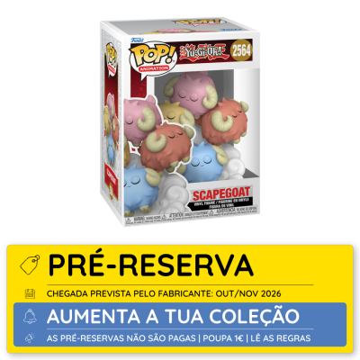 Funko Pop Yu-Gi-Oh! Scapegoat vinil em caixa