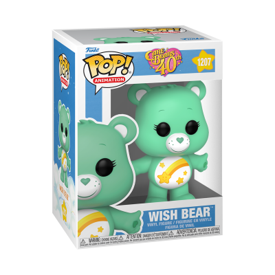 Figura Funko Pop Wish Bear Care Bears 40th Anniversary em caixa