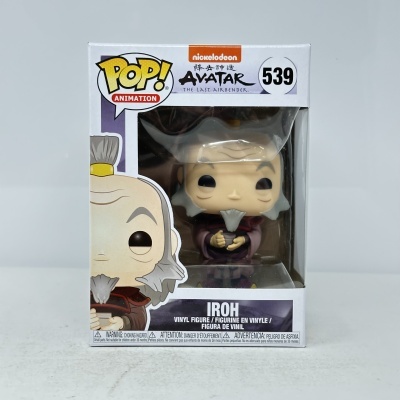 Figura Pop! Animation Iroh de Avatar The Last Airbender na caixa.