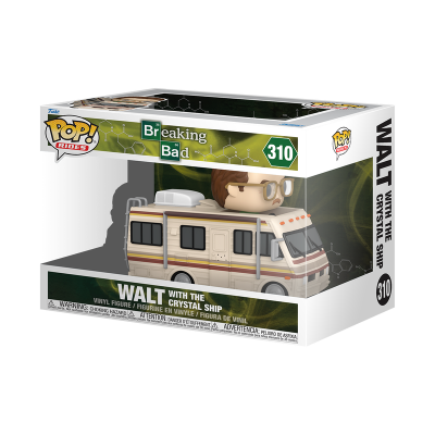 Figura Funko Pop Rides Breaking Bad Walt com o autocaravana