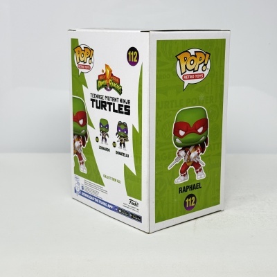 Embalagem do boneco POP! Teenage Mutant Ninja Turtles Raphael n.º 112