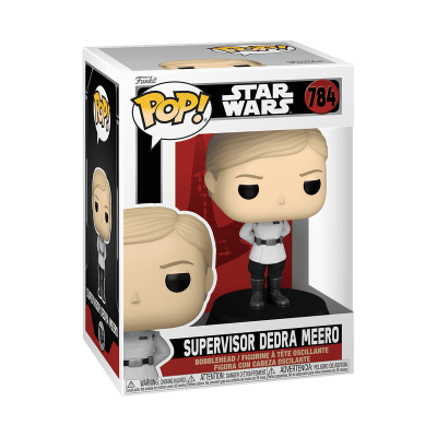Figura Funko Pop! Supervisor Dedra Meero Star Wars 784 na caixa