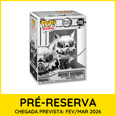 Funko Pop vinyl figure Demon Slayer Inosuke Hashibira na caixa