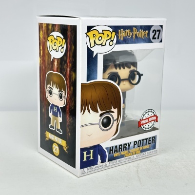 Figura vinil Funko Pop Harry Potter número 27 em caixa branca com janela