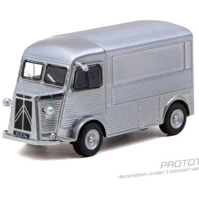 Miniatura de carrinha Citroën HY prateada