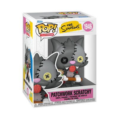 Figura Funko Pop! Patchwork Scratchy de The Simpsons em caixa