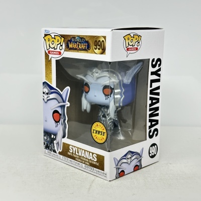Caixa com figura colecionável Funko Pop! de Sylvanas da World of Warcraft