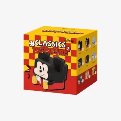 Caixa de brinquedo Disney Classics Pop Cube com personagem Mickey Mouse
